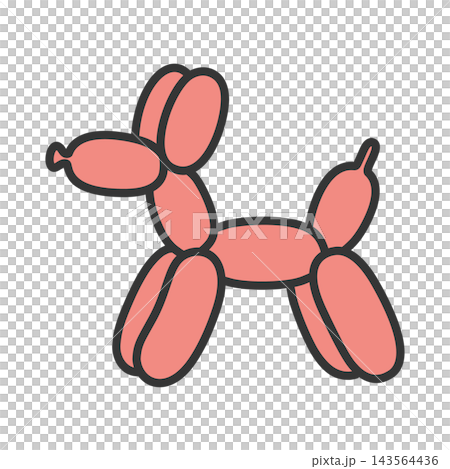 Balloon art color icons Balloon art color icons 143564436
