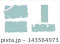 Abstract Blue Geometric Line and Soft Sage Wave Pattern Strips for Modern Minimalist Scrapbook and Decorative Floral Pattern Strips with Delicate Botanical Flowers and Leaves for Scrapbooking 143564973
