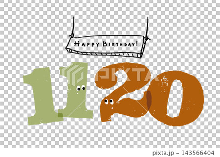 數位插畫，簡約可愛的日期素材，11月20日 143566404