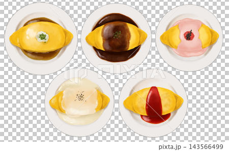 煎蛋飯套餐插圖 煎蛋飯套餐插圖 143566499