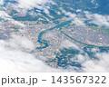 岡山市上空（機内より撮影）2026年9月 143567322