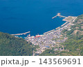 怒和島（愛媛県松山市）機内より機内 143569691