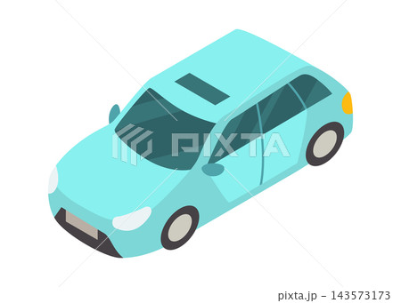 City isometric car icon. Vector flat colorful automobile. Graphic design element. Urban transport illustration City isometric car icon. Vector flat colorful automobile. Graphic design element. Urban transport illustration 143573173