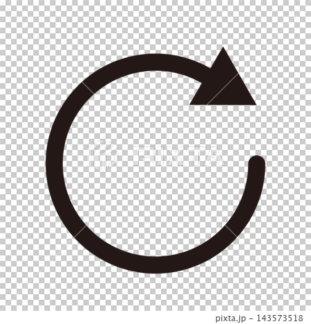 Rotating arrow icon Rotating arrow icon 143573518