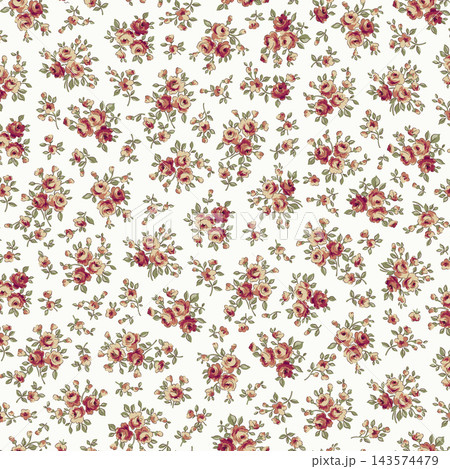 テキスタイルに最適な美しい薔薇の図案, テキスタイルに最適な美しい薔薇の図案, 143574479
