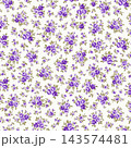 テキスタイルに最適な美しい薔薇の図案, 143574481