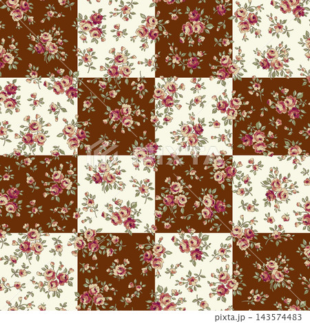 テキスタイルに最適な美しい薔薇の図案, テキスタイルに最適な美しい薔薇の図案, 143574483