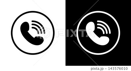 Phone Receiver With Signal Waves Solid Icon Set. Communication, Call Notification, And Telecommunication Silhouette Symbol Collection. Contact And Connectivity. Isolated Vector Illustration Phone Receiver With Signal Waves Solid Icon Set. Communication, Call Notification, And Telecommunication Silhouette Symbol Collection. Contact And Connectivity. Isolated Vector Illustration 143576010