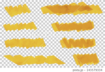 Watercolor-style accent decoration set 143579334