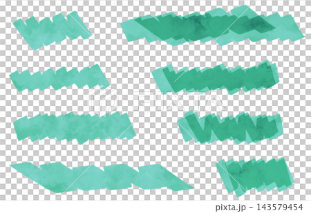 Watercolor-style accent decoration set Watercolor-style accent decoration set 143579454