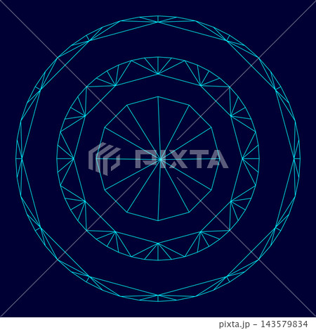 Radio signal symbol connect low poly triangulation triangulated polygonal electric cyan blue vibrant aqua neon color vector illustration image outline contour line Radio signal symbol connect low poly triangulation triangulated polygonal electric cyan blue vibrant aqua neon color vector illustration image outline contour line 143579834