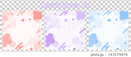 Frame material: Memphis pattern, square Frame material: Memphis pattern, square 143579976
