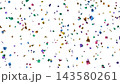 カラフルの紙吹雪 透過PNG 4K 静止画 お祝い 勝利 143580261