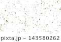金色の小さめ紙吹雪 透過PNG 4K 静止画 お祝い 勝利 143580262