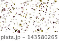 金と赤の紙吹雪 透過PNG 4K 静止画 お祝い 勝利 143580265