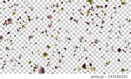 金と赤の紙吹雪 透過PNG 4K 静止画 お祝い 勝利 金と赤の紙吹雪 透過PNG 4K 静止画 お祝い 勝利 143580265