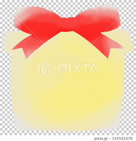 Cute picture book-style frame material for a gift box with copy space. Cute picture book-style frame material for a gift box with copy space. 143581076