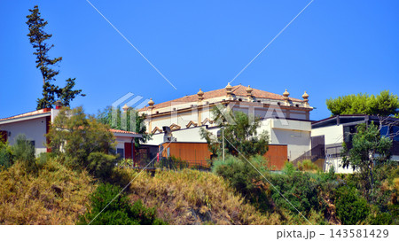 Cefalu, Italy. 22 August 2026. Buildings situated on a hillside in a picturesque corner of Sicily. Cefalu, Italy. 22 August 2026. Buildings situated on a hillside in a picturesque corner of Sicily. 143581429