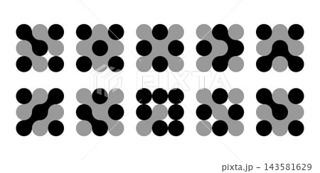 Atom dots connected in molecule structure pattern. Abstract circle shapes, collagen liquid drops. Medical tech metaball cells. Wavy merge fluid arrow, laboratory symbol. Dividing blob circuit cross Atom dots connected in molecule structure pattern. Abstract circle shapes, collagen liquid drops. Medical tech metaball cells. Wavy merge fluid arrow, laboratory symbol. Dividing blob circuit cross 143581629