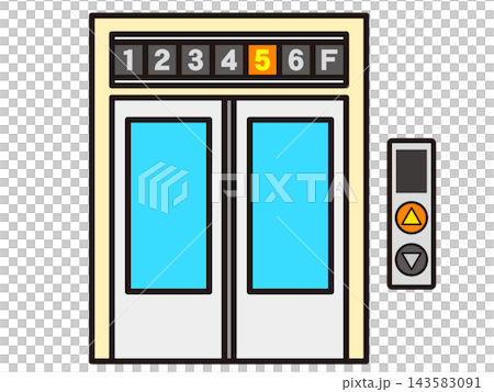 Elevator illustration Elevator illustration 143583091