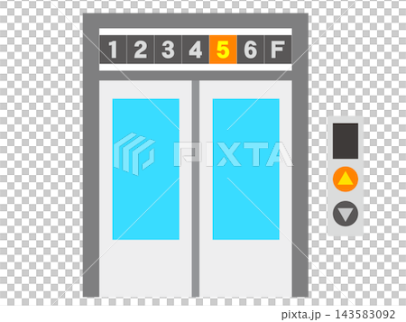 Elevator illustration material 2 Elevator illustration material 2 143583092