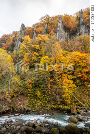 天人峡の紅葉 天人峡の紅葉 143584883