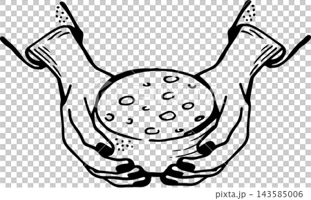 Cheese Pantry Hands Holding Cheese Wheel Hand Drawn Vector Collection Artisan Dairy Food, Traditional Cheesemaking and Gourmet Illustration Cheese Pantry Hands Holding Cheese Wheel Hand Drawn Vector Collection Artisan Dairy Food, Traditional Cheesemaking and Gourmet Illustration 143585006