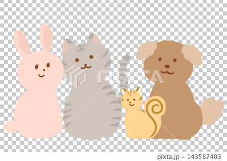 cute animal illustration cute animal illustration 143587403