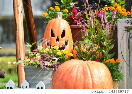 ハロウィンの素材 ハロウィンの素材 143589717