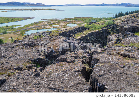 Thingvellir National Park Landscape in Iceland Thingvellir National Park Landscape in Iceland 143590085