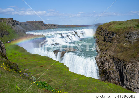 Gullfoss Waterfall in Iceland Gullfoss Waterfall in Iceland 143590093