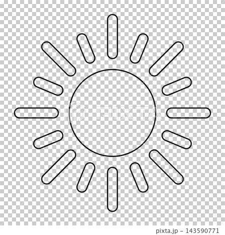 太陽圖示 太陽圖示 143590771