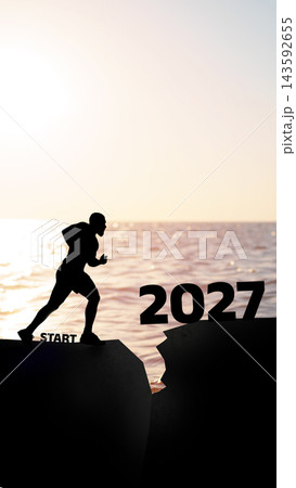 Running towards 2027 at the edge of a cliff 143592655