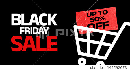 Black Friday sale offers discounts on various products with up to 50 percent off in stores and online this holiday season 143592678