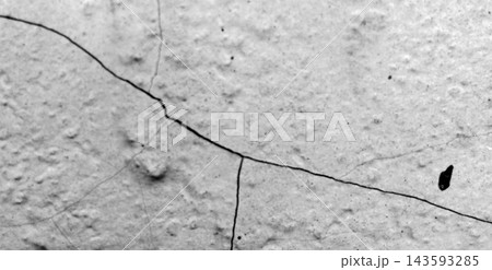 Close-Up of Cracked White Stucco and Plaster Wall Texture Close-Up of Cracked White Stucco and Plaster Wall Texture 143593285