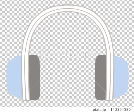 Illustration of headphones 143594580
