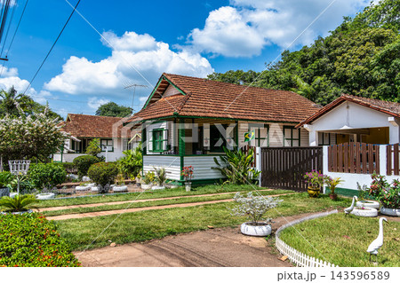American-style houses in Belter 143596589
