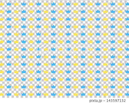 青黄の王冠の背景素材 143597132