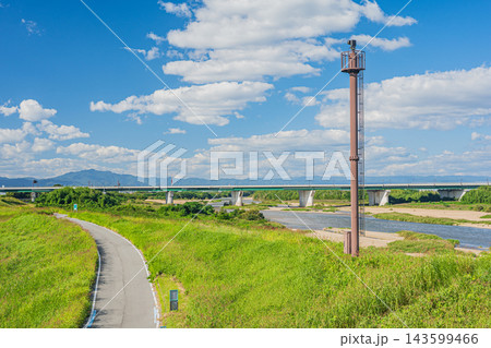 木津川風景 京都府京田辺市 木津川風景 京都府京田辺市 143599466