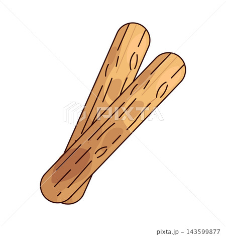 Illustration of Wood Sticks 143599877