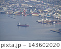 北海道函館市函館港に入港する貨物船の風景を撮影 143602020