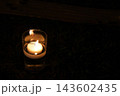 ティーライトキャンドルの炎 143602435