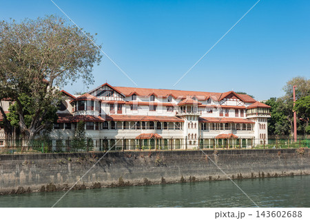 The Royal Bombay Yacht Club or Old Yacht club on a sunny day 143602688