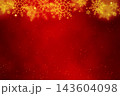 A Christmas background with bokeh and snowflakes in gold and red tonestones. 143604098