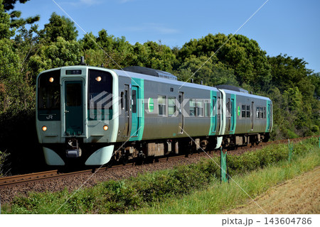 高徳線を走る1500形普通列車2両 143604786