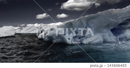 icebergs in the ocean 143606485