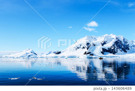 mountains in the water mountains in the water 143606489