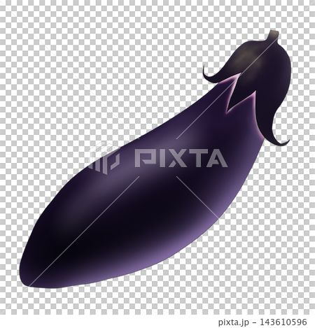 簡單的茄子插畫 簡單的茄子插畫 143610596