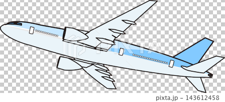 飛行機・旅客機のベクターイラスト_デザイン素材 飛行機・旅客機のベクターイラスト_デザイン素材 143612458