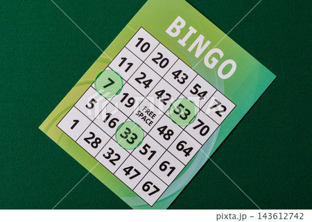 Colorful bingo cards for fun, gaming, and Christmas leisure. Bingo cards Colorful bingo cards for fun, gaming, and Christmas leisure. Bingo cards 143612742